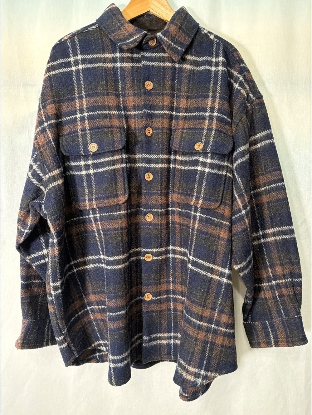 Northern Wear Wool Jute Blend Shacket Men's XXL